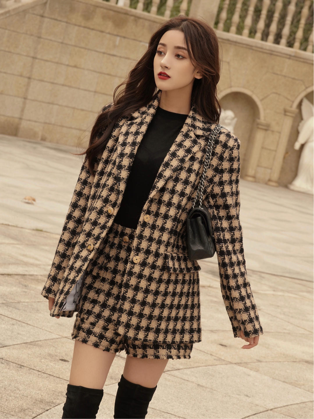 冬季 冬季穿搭没思路?快来试试这些“毛呢套装”,简约优雅还有气场