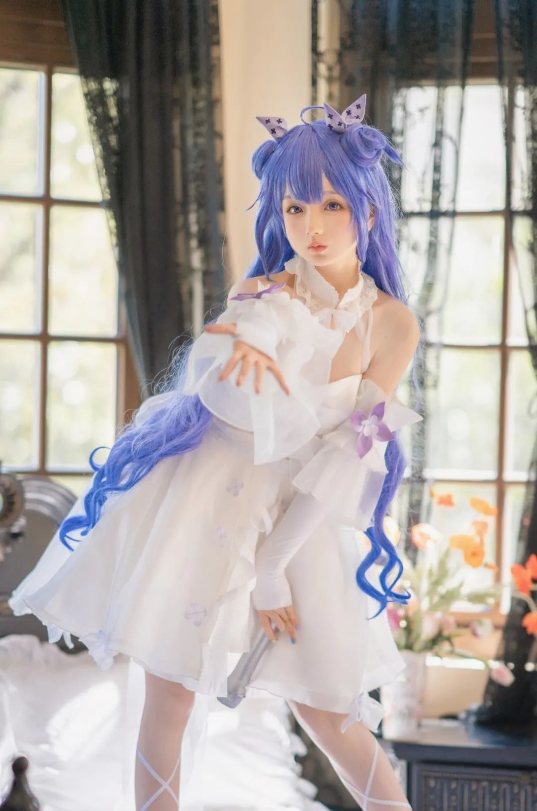 碧蓝航线|cos:碧蓝航线打歌服独角兽cos正片@湾湾