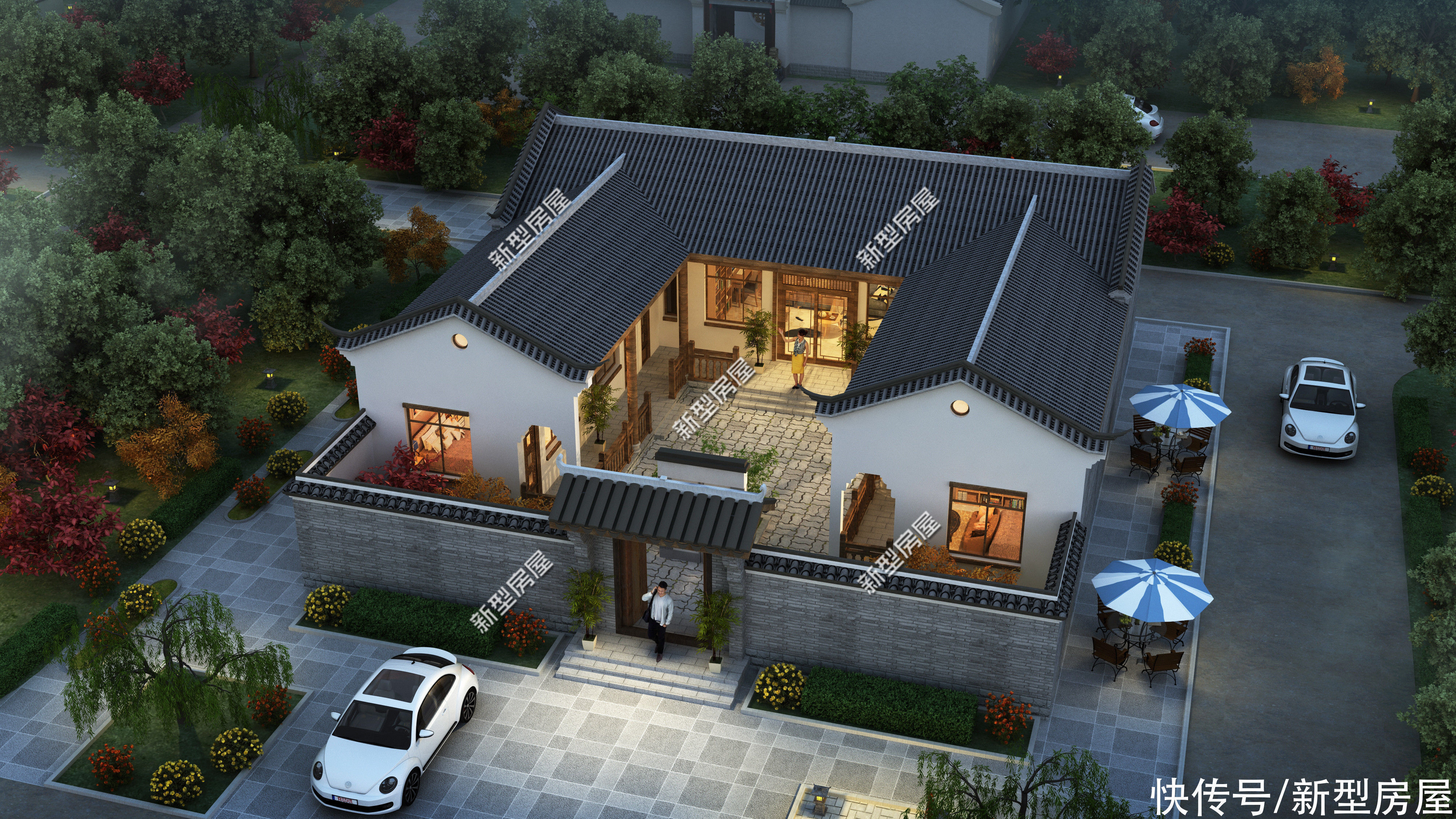 建筑|农村别墅不是越高越好，分享10套一层户型图纸，父母看了一定喜欢