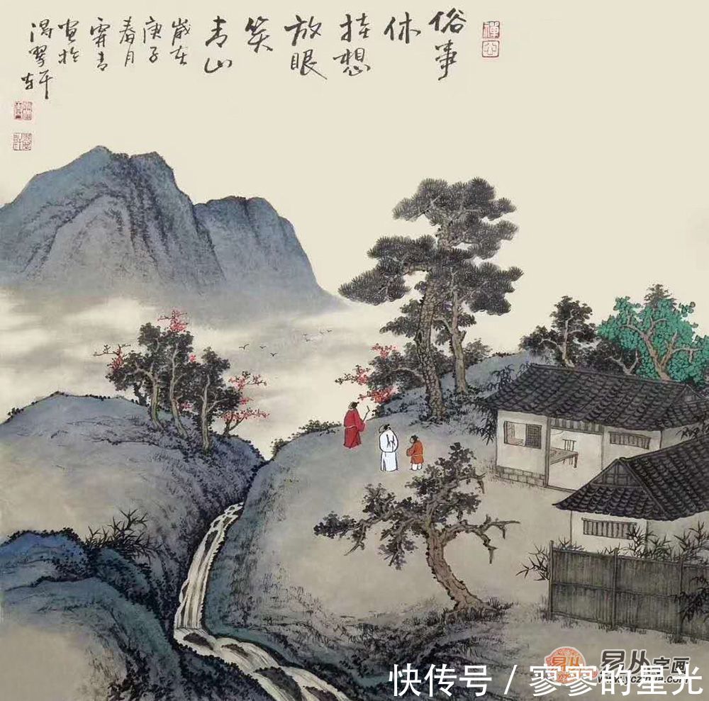 古风&霖青山水画 古风古意 美醉了多少人