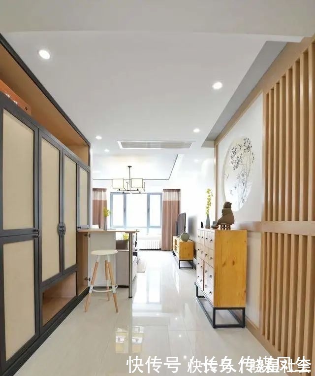 背景墙|见过最美的新中式!130㎡装出诗情画意,大气又舒适