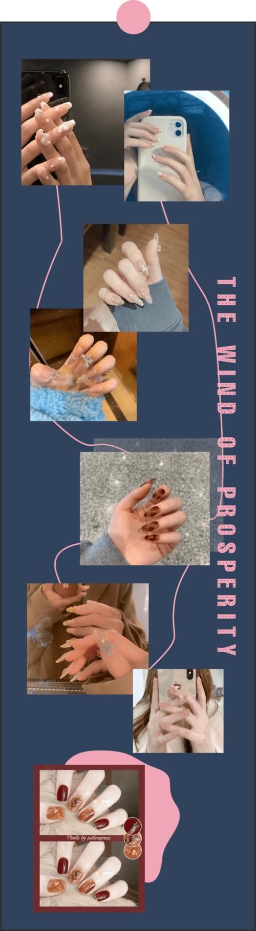 这60款甜辣妹的春夏“果冻美甲”，拿图去做！