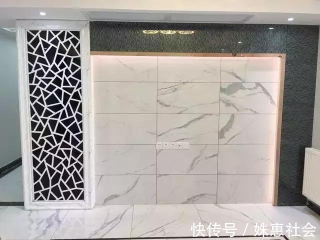 新房|晒晒我的新房,家具还没上就已经美爆了,邻居说地砖很酷