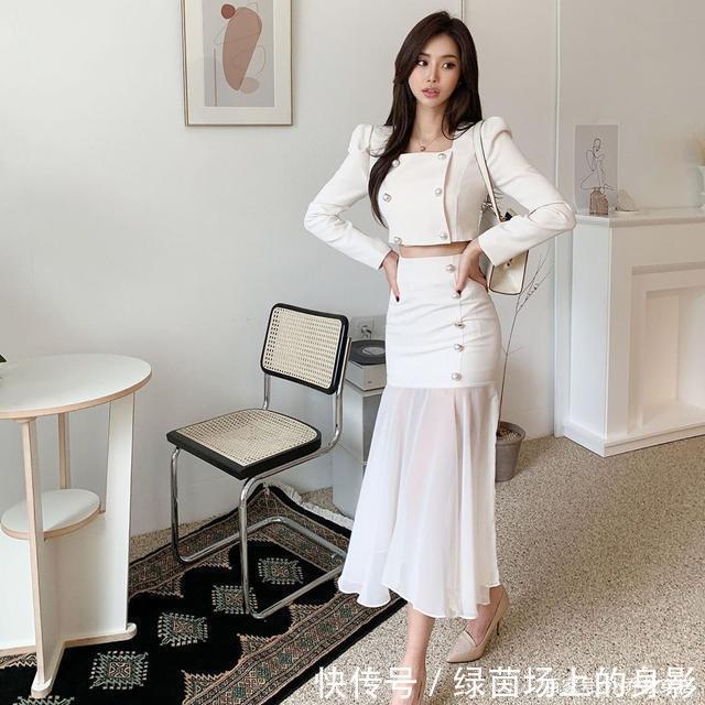 网纱半身裙套装,轻松适应任何场合的穿搭~