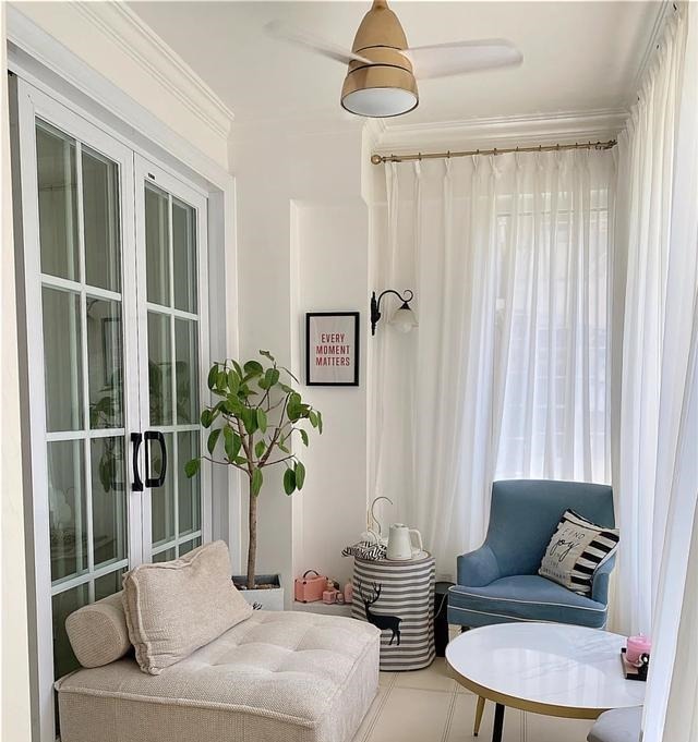 小清新|她家88平米,进屋就被阳台迷住了,全屋更是温馨又治愈,好舒服