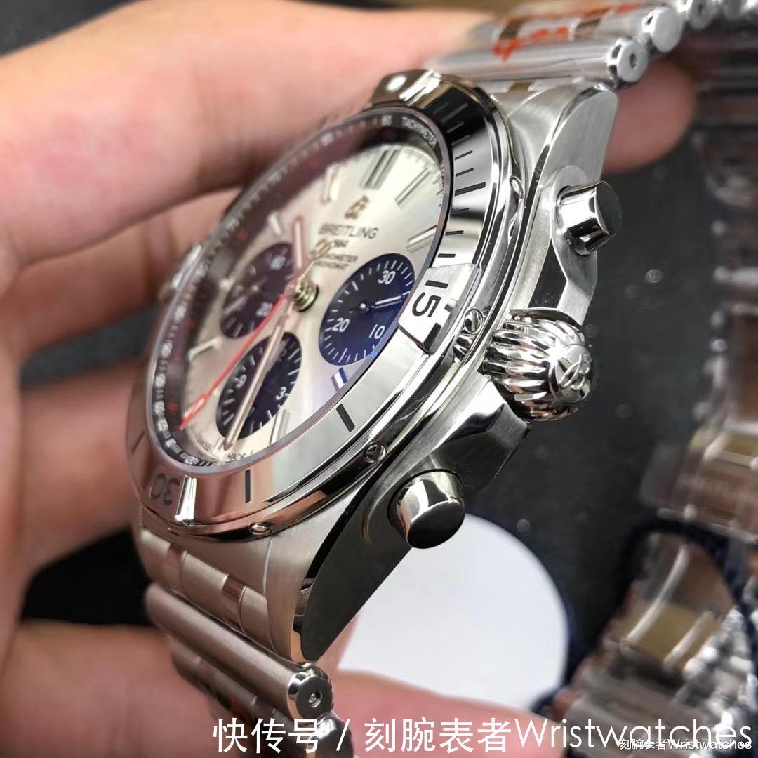 腕表|GF厂百年灵机械计时B01铜色计时腕表细节做工评测!