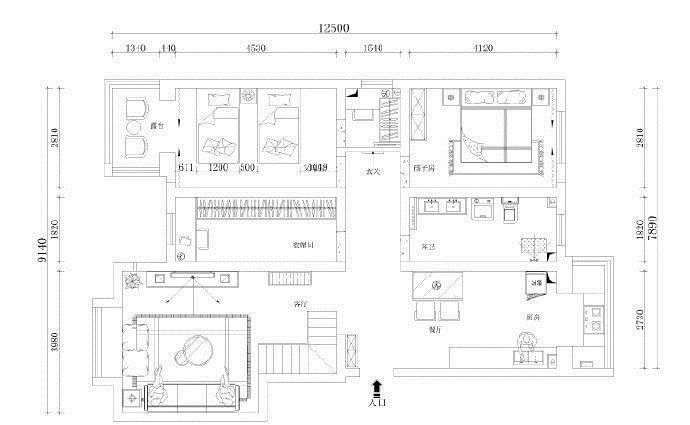 新古典|325平复式新古典，走进比你家大三倍的房子，会设计成什么模样