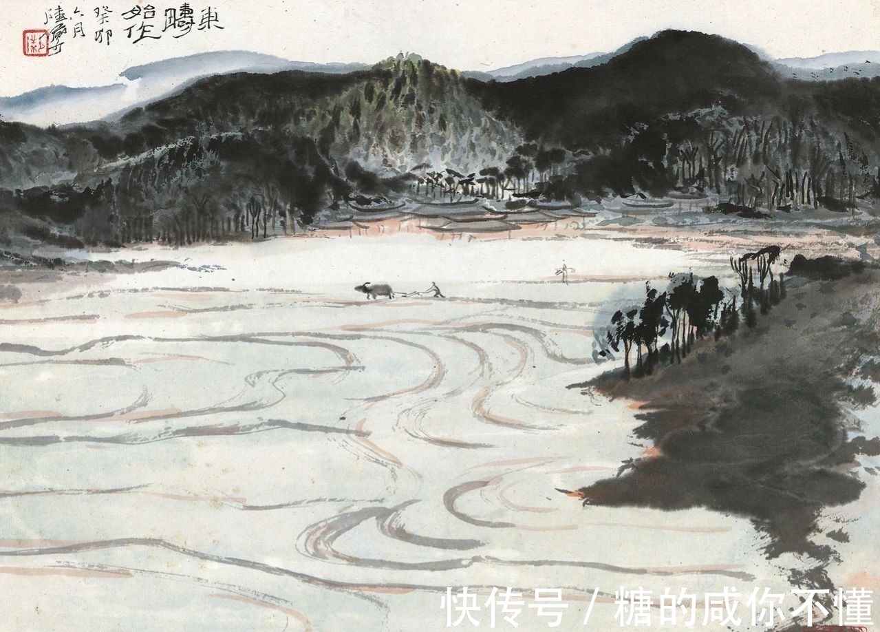 树木@「津门网」陆俨少的课徒稿:如何把一棵树画好