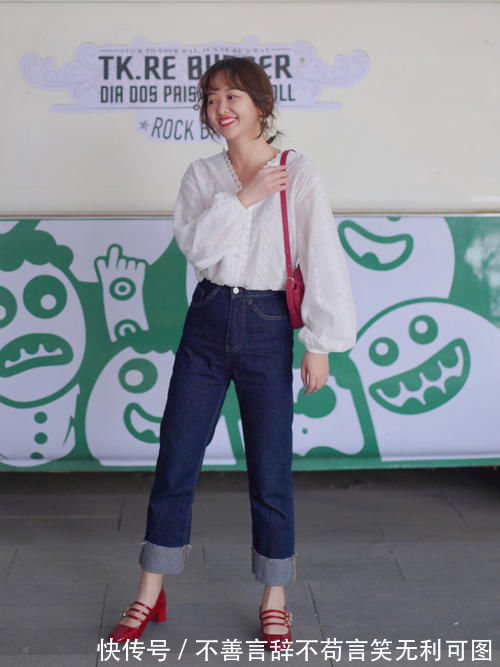 尖头 今年流行的“九分裤+低跟鞋”这样穿,显高还有气质,适合小个子