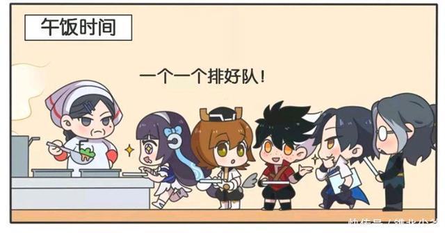 鲁班|王者荣耀漫画:鲁班大师和食堂阿姨的特殊关系?东方曜羡慕哭了?