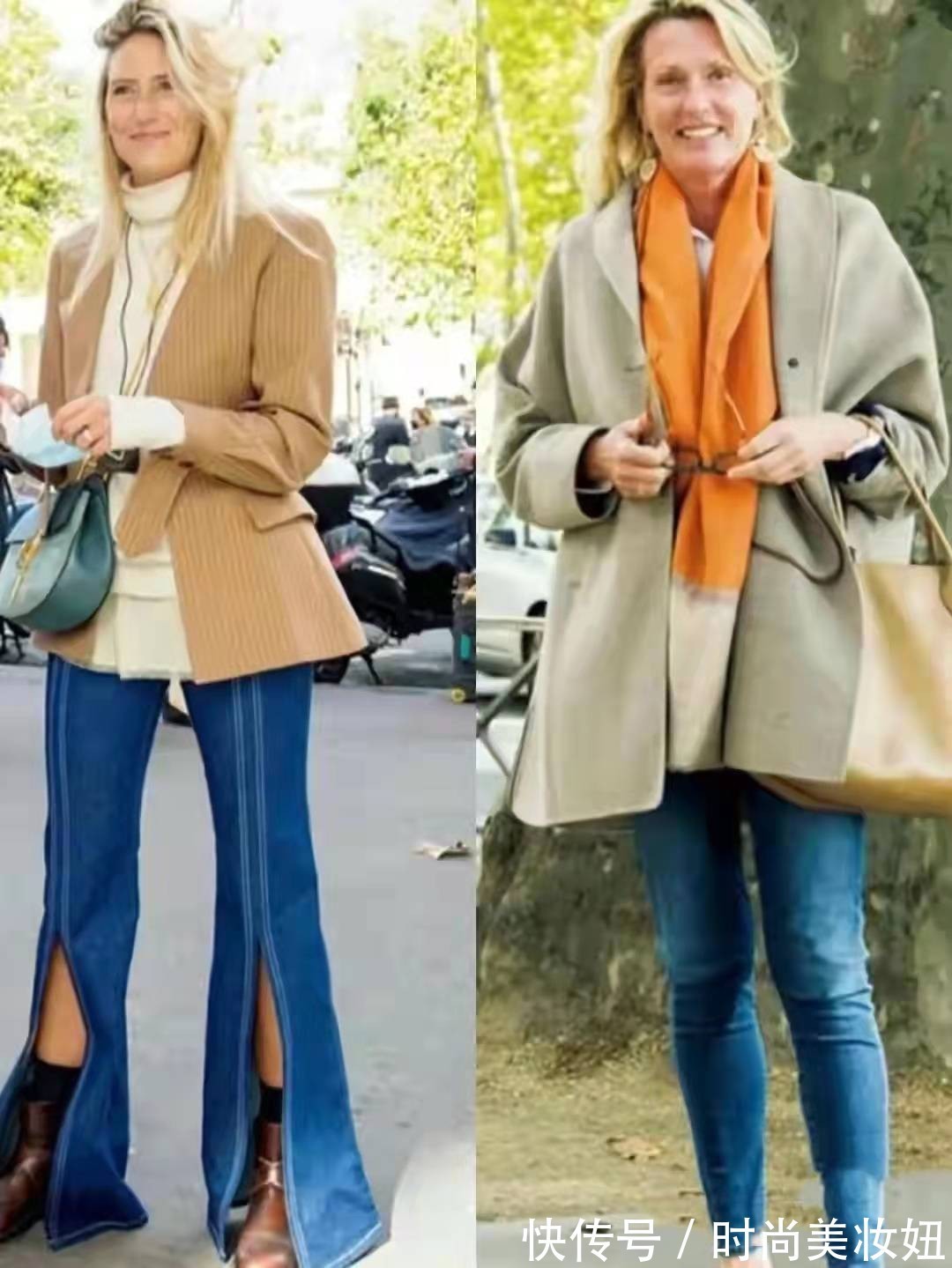 双腿|50岁的女人脱掉“大妈装”吧,学学这些气质穿搭,减龄又高级