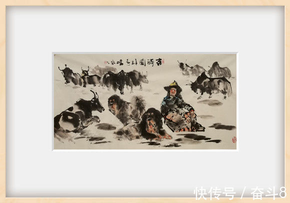 法国美协|中国画獒第一人冯冰书画作品欣赏