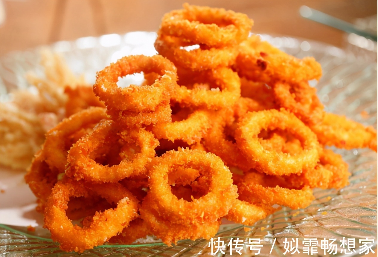 外酥|追剧必备小零食，鱿鱼圈，外酥里嫩，健康美味，在家自己做，爽！