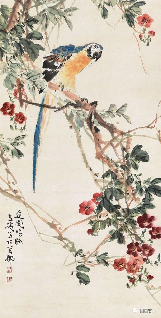 花鸟|春风浓艳：荣宝斋王雪涛花鸟拍品欣赏