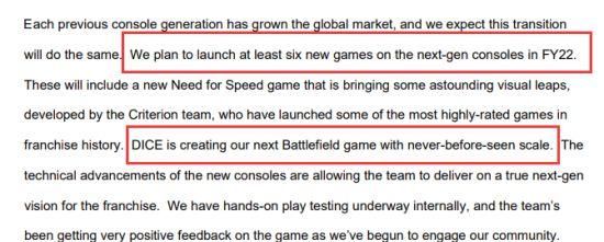 发售|《战地》新作明年圣诞发售 EA将开发6款次世代作品