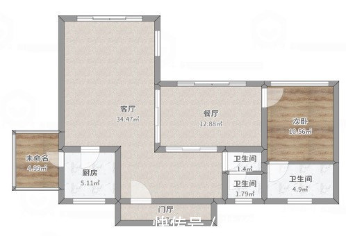 装修|100平现代风三居室，好似沐浴在阳光中，又像生活在田园里