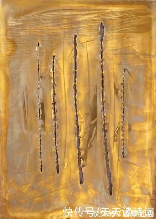 画作&他拿把刀,在画布上随意划几下,凭啥卖出1.8亿你往刀缝里面看