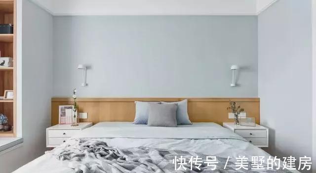 主卧|110㎡北欧三居,定制飘窗柜、榻榻米,收纳棒,适合新婚小夫妇