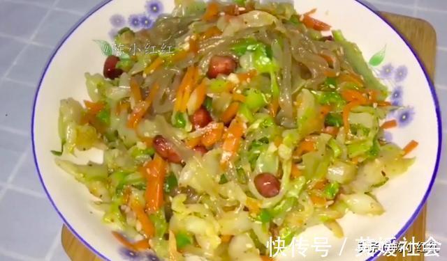 凉拌包菜|包菜这样做太好吃了，一个星期吃八顿都不够，食材简单，做法简单