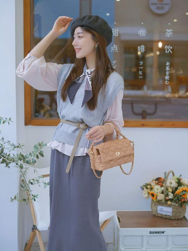 九分裤|秋天,针织衫怎么穿才是正解?学会几个搭配公式,提升气质又好看