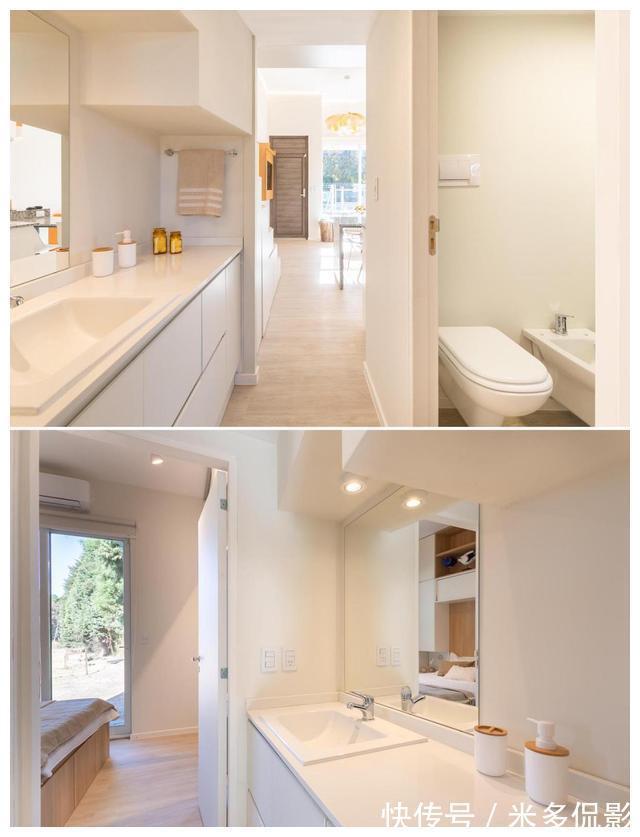 卫生间|夫妻俩自建45㎡小屋,像极了集装箱,进屋后我不敢嘲笑了