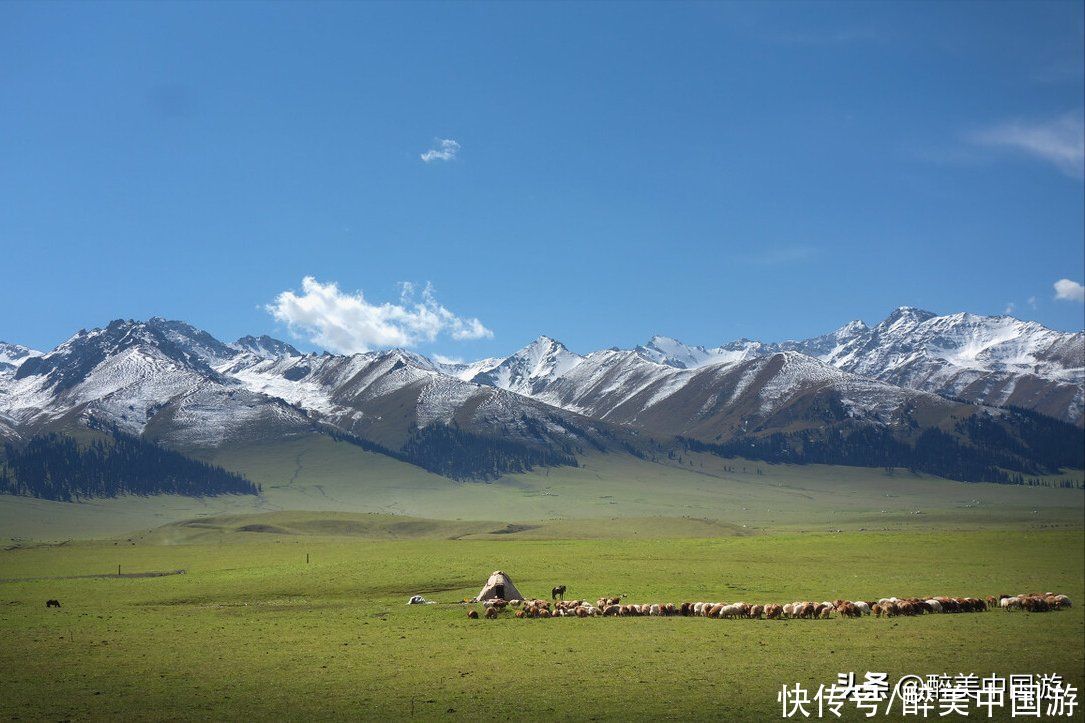 风光旖旎|每逢夏季，那拉提景区风光旖旎，峡谷幽深，绿草如茵，苍翠欲滴