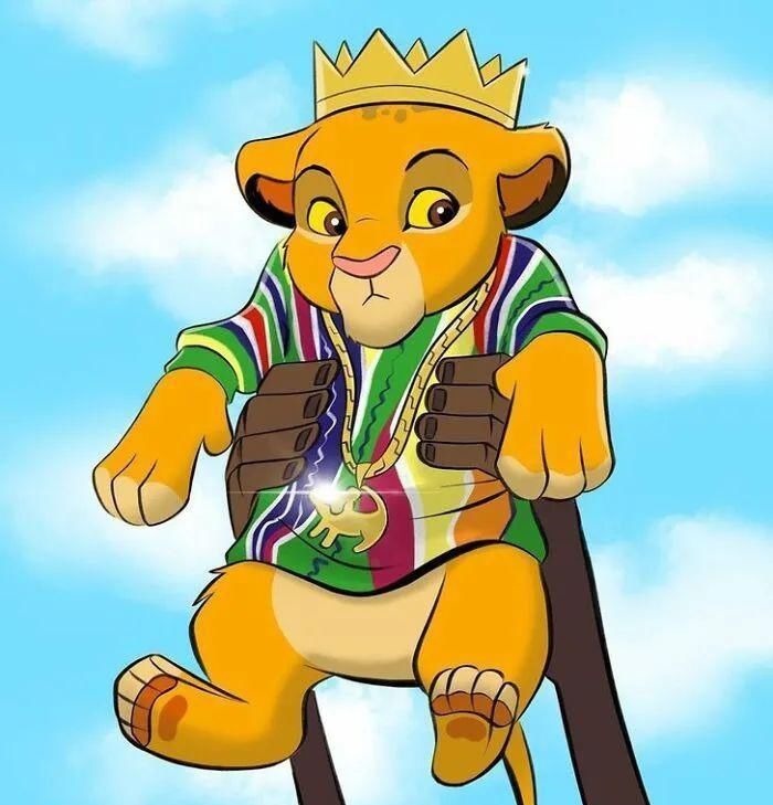 童年记忆|插画家将《狮子王》变成现代人,帅气极了,网友喊话:快出动画