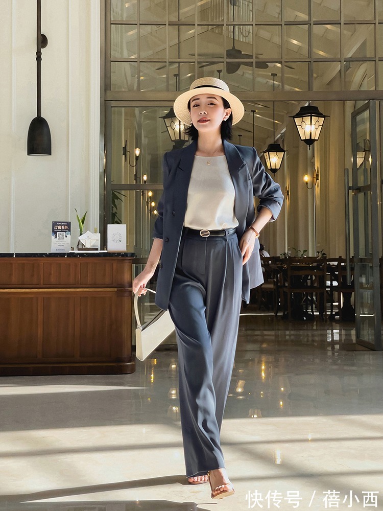高跟鞋|秋季建议中年女性多穿西装,搭配牛仔裤、阔腿裤,半身裙显高显瘦