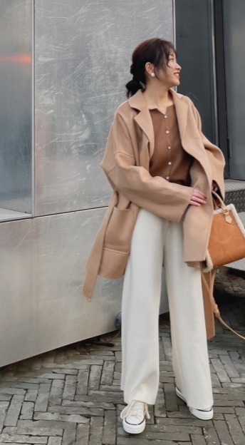 时髦 小个子女生穿大衣掌握这4点精髓,显高显瘦又时髦,美得高级