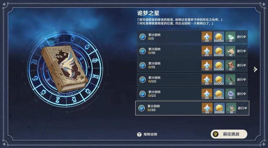 熄星|原神：“未归的熄星”活动上线，不找完全部熄星能量，会亏几万摩拉？