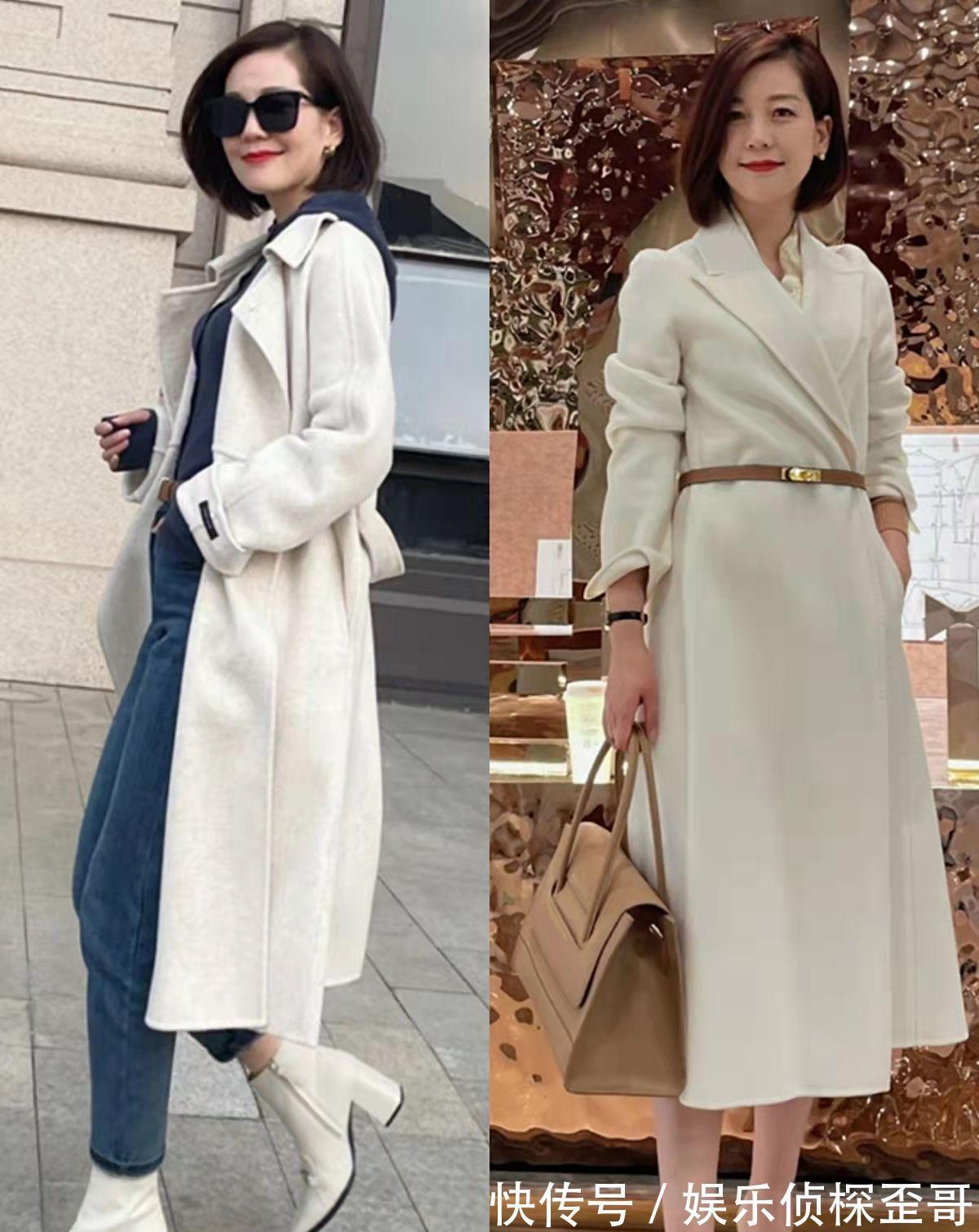 冬季 60岁女人穿大衣少穿黑色,入冬后这4种“神仙色”更衬肤色,真美