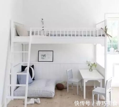 LOFT|国外很流行的“阁楼床”，小户型装上成LOFT，还多出10平米
