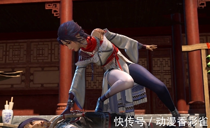 蚩梦|不良人:鲜参年轻时好美,黑白丝袜大长腿太迷人,强吻蚩离定终身