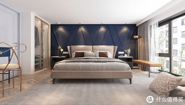 卧室|参观完47岁阿姨的家,感觉自叹不如,仅有47㎡却装修很敞亮又前卫