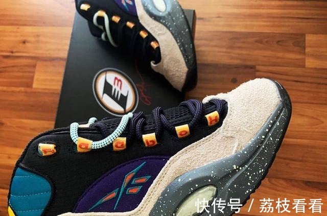 买球鞋送工具箱这双店铺联名的Reebok Question真的太酷了！