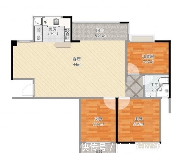效果|87㎡三室两厅新房,晒晒住了4年的效果,还跟新房差不多