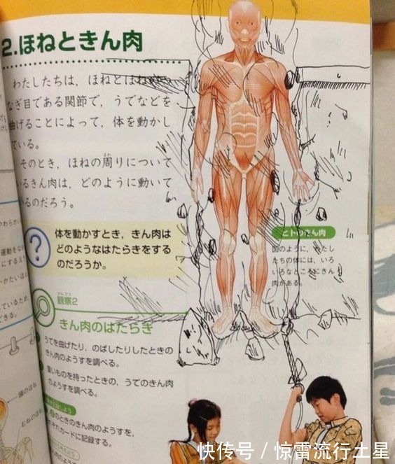想象力#各国学生的课本涂鸦,杜甫成涂鸦明星,JOJO、巨人也难逃学生魔爪