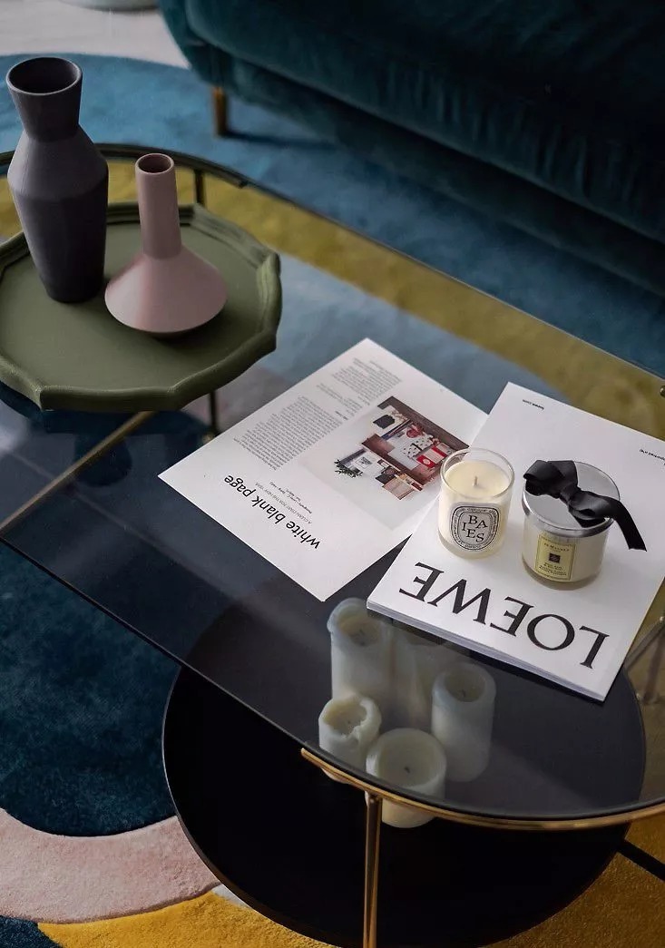 优雅|100㎡轻奢现代欧式风，大胆的色彩搭配，装出别样的优雅格调！