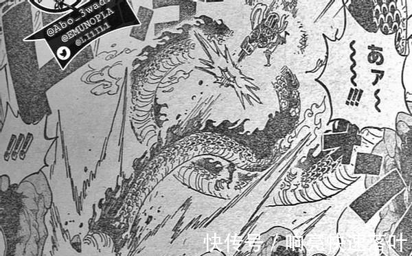 鬼岛|海贼王1003详细情报路飞被暴鲤龙吃进嘴里,索大击穿凯多龙鳞