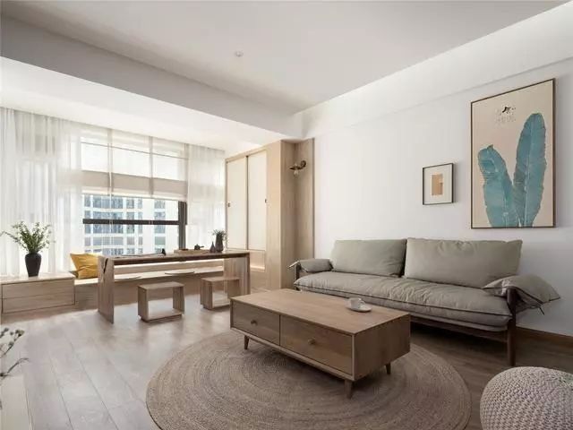 茶室|127㎡混搭新居，进门全景玄关，阳台改茶室，太迷人了