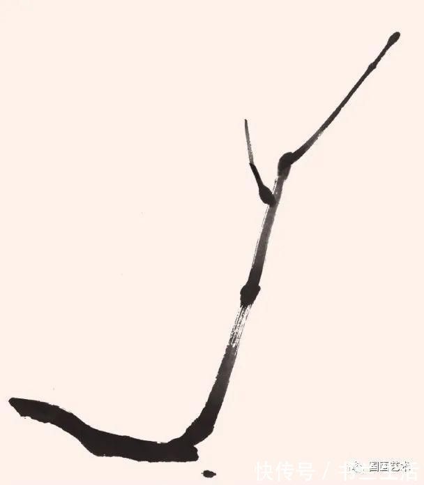 垂枝！图文教程：轻松学画写意木本花卉枝干