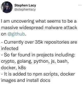 Python、Docker等3.5万个代码库被黑？GitHub辟谣：只是被恶意克隆插图2