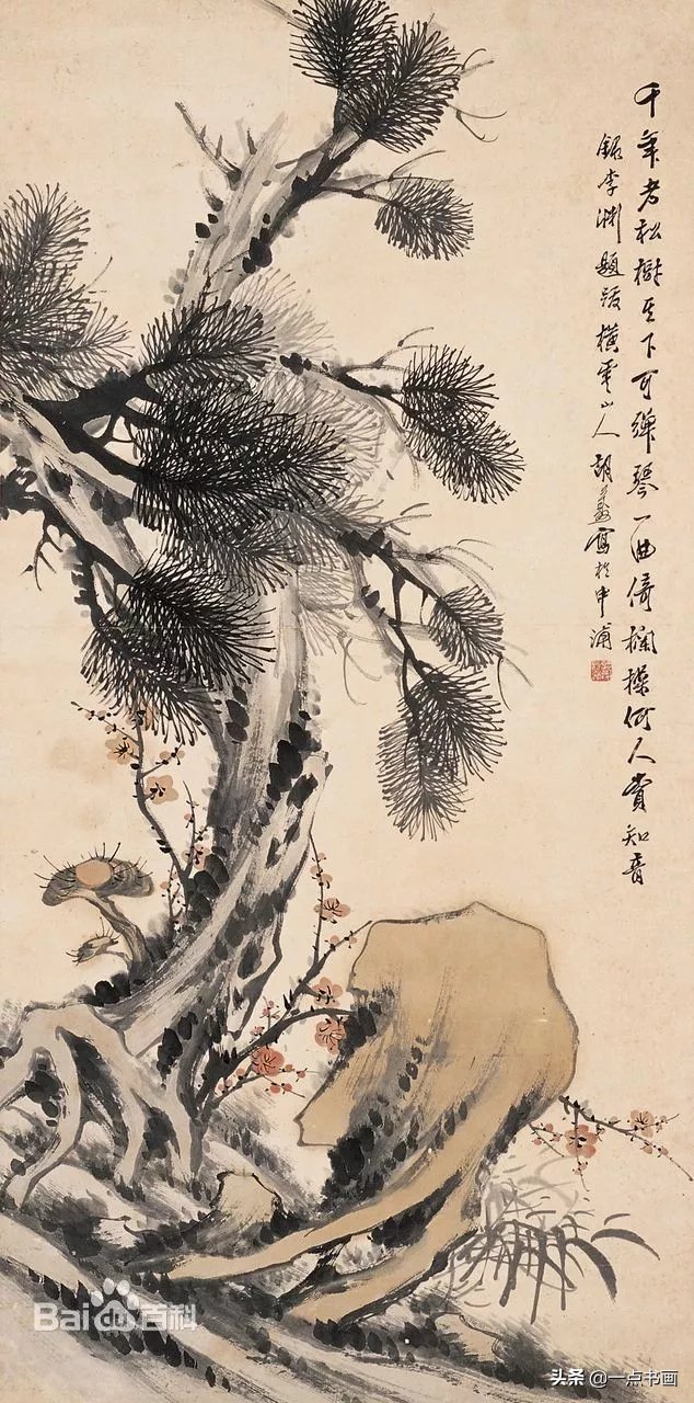 花卉|晚清画家 胡公寿：集诸家之妙，山水花卉自成一体