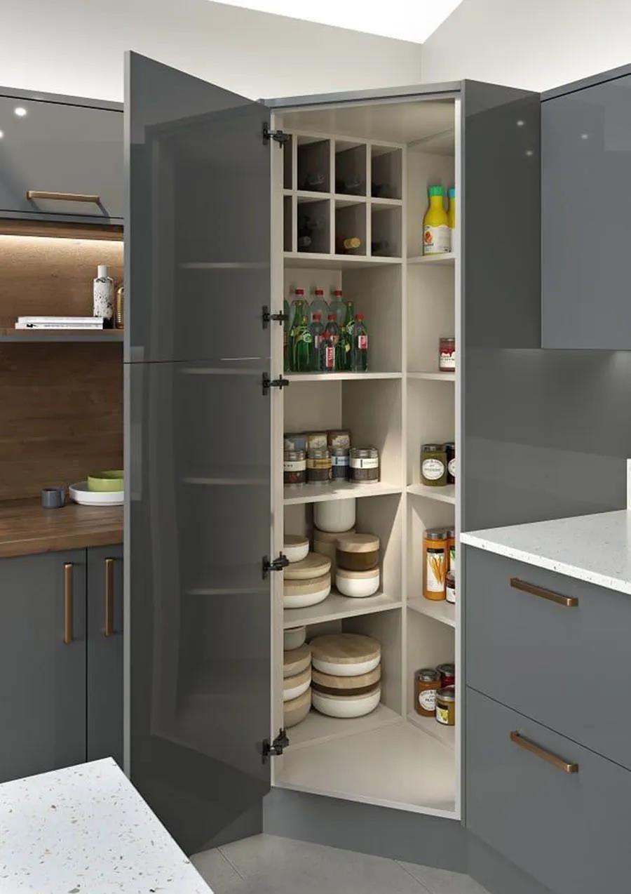 鸡肋|厨房拐角位置很鸡肋那是你没用好,学习外国人做储藏室多一间房