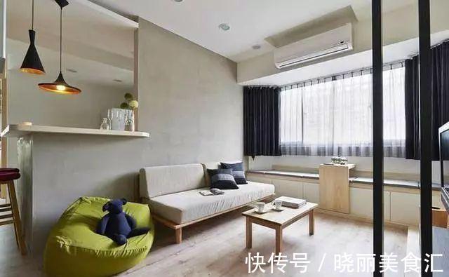 爆改|60㎡小户型爆改三房,水泥墙颜值爆表,还有独立书房,值得参考