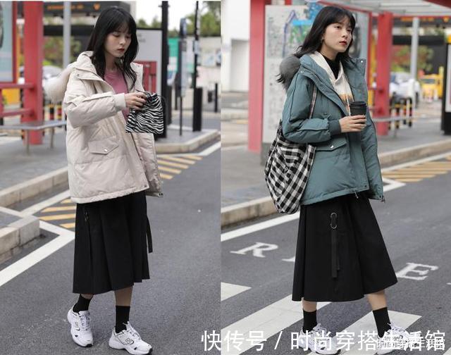 羽绒服|这才是真正充满“烟火气”的秋冬穿搭,时尚保暖又显瘦,真美