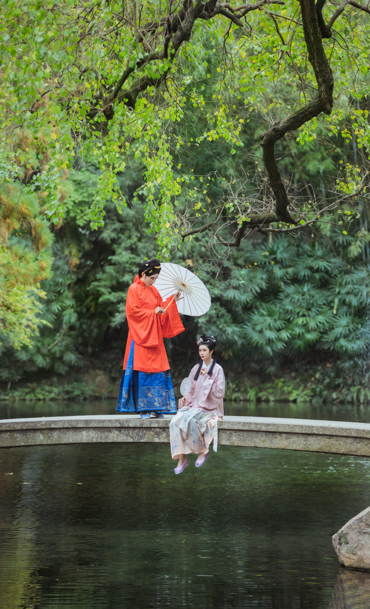 私影|汉服私影，母女游园