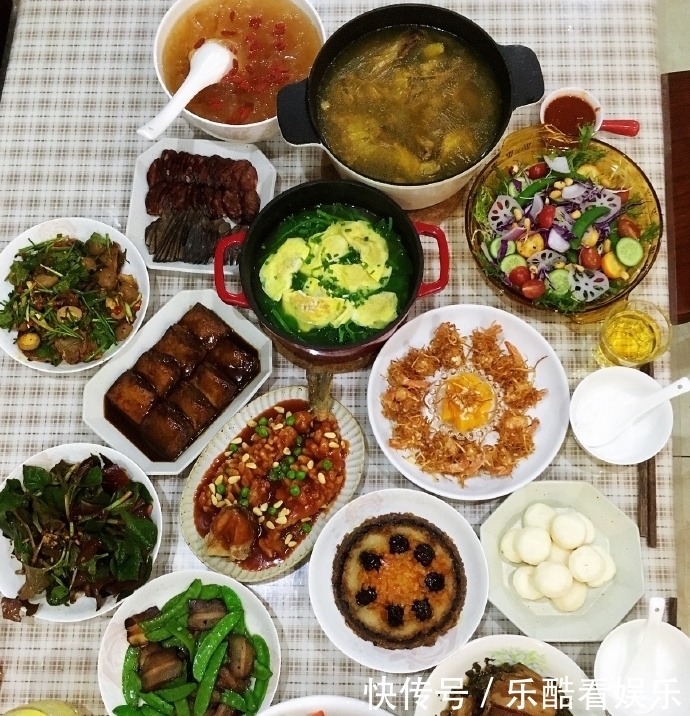 中薪|晒网友们的年夜饭,争奇斗艳有特色,最后一个“风生水起”特牛!