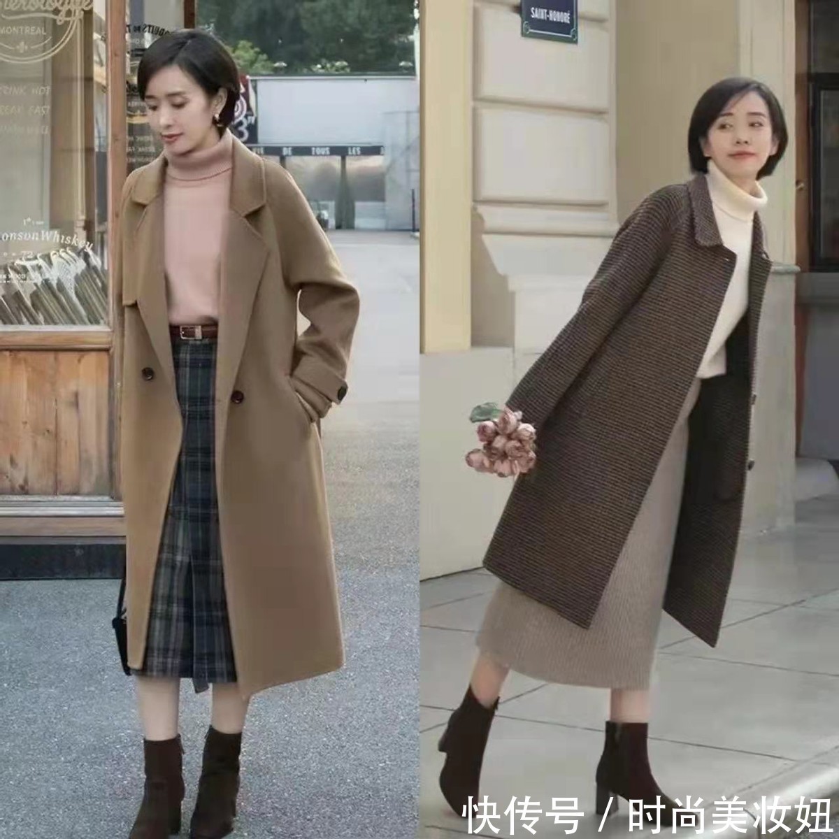 出镜率 女人到了中年,大衣能随便穿,懂得如何露脚踝,知性优雅