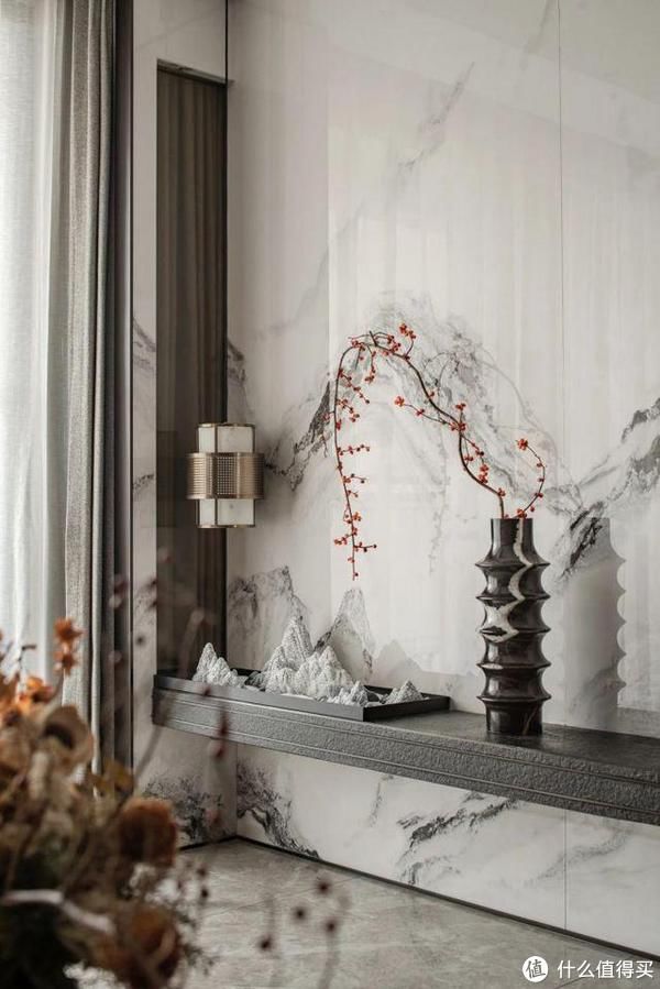 背景墙|生活艺术家 篇二十:广东夫妻的新家火了,坚持全屋“含蓄风”,进门后高级感藏不住了